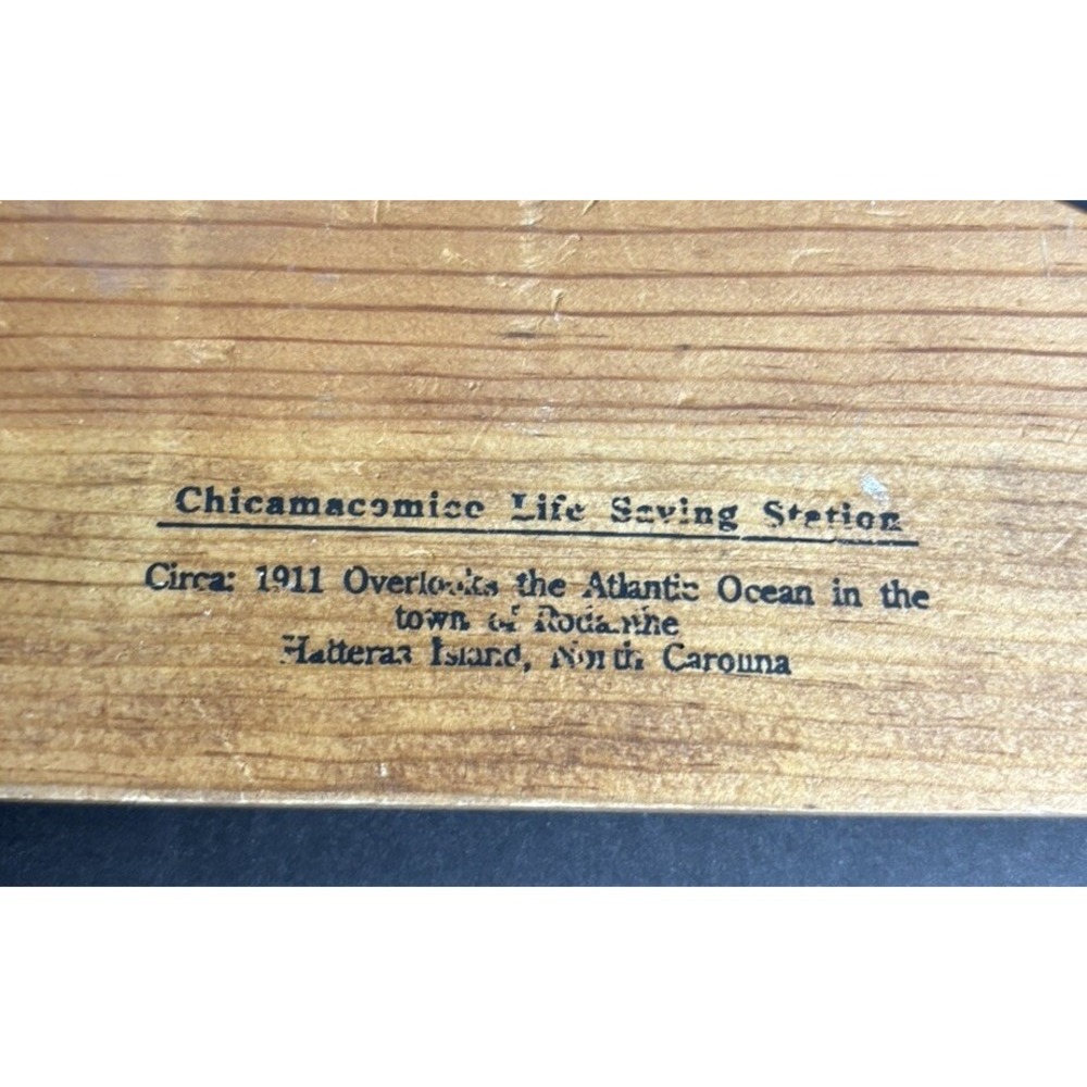 3 Cats Meow Lighthouses West Chop East Brother Chicamacomico Wooden Shelf Sitter - Picture 15 of 15